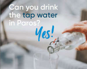 drink tap water on Paros