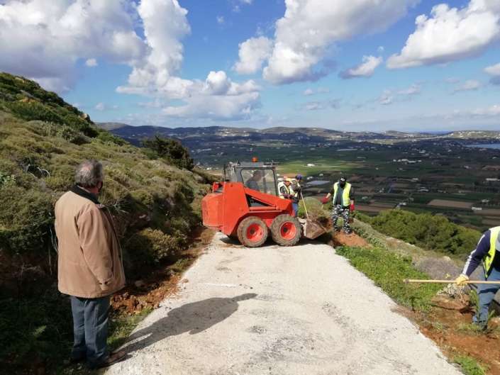 Αναδάσωση λόφου με γρύζω νερό από Βιολογικό Καθαρισμό