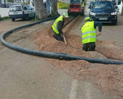 Σύνδεση δικτύου ύδρευσης Αλυκής-Κάμπου με δίκτυο αφαλάτωσης